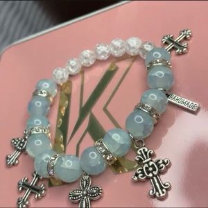 handmade beaded charm bracelets